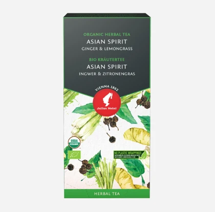 Julius Meinl Organic Asian Spirit Ginger & Lemongrass, чай в пирамидках