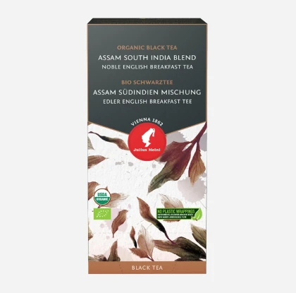 Julius Meinl Organic Assam South India Blend, чёрный чай в пирамидках