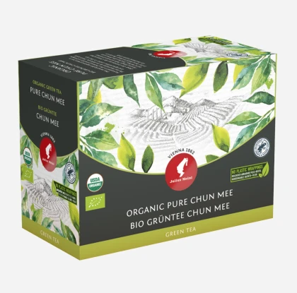 Julius Meinl Organic Pure Chun Mee, зелёный чай Big Bags