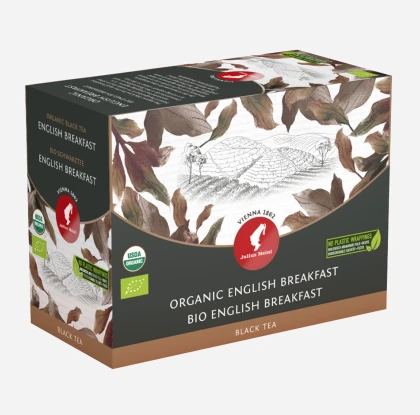 Julius Meinl Organic English Breakfast, чёрный чай Big Bags