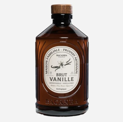 Sirop Bio BACANHA Brut de Vanilie 400ml