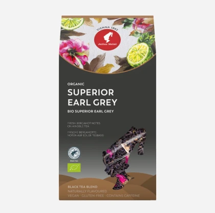 Julius Meinl Organic Superior Earl Grey, чёрный чай с бергамотом