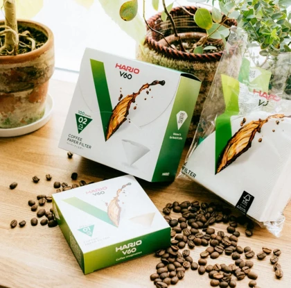 Hario Filtre de hârtie V60 01 — Albe, 100 de foi