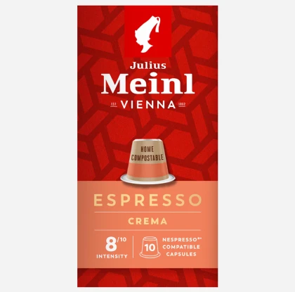 Julius Meinl Espresso Crema, капсулы BIO, 10 шт
