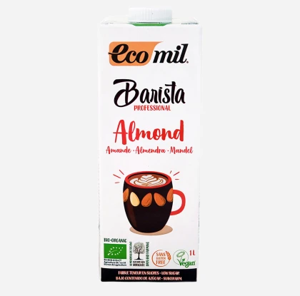 Ecomil Barista Migdale, băutură vegetală organică, 1 L