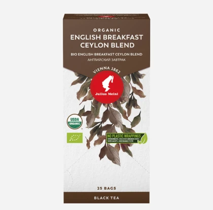 Julius Meinl English Breakfast Ceylon Blend, чёрный чай в пакетиках