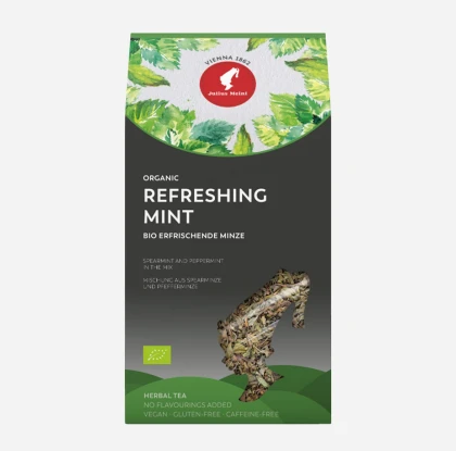 Julius Meinl Organic Refreshing Mint, мятный листовой чай