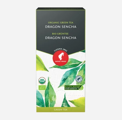 Julius Meinl Organic Dragon Sencha, зелёный чай в пирамидках
