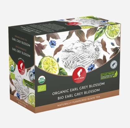 Julius Meinl Organic Earl Grey Blossom, чёрный чай Big Bags