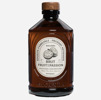 Sirop Bio BACANHA Brut Fructul Pasiunii 400ml