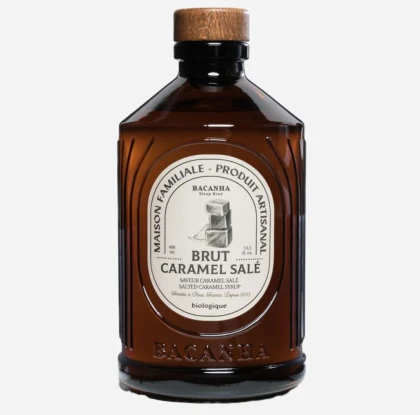 Sirop Bio BACANHA Brut de Caramel sărat 400ml