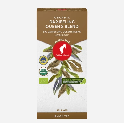 Julius Meinl Darjeeling Queen's Blend, чёрный чай в пакетиках