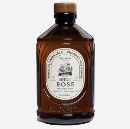 Sirop Bio BACANHA Brut de Trandafir 400ml