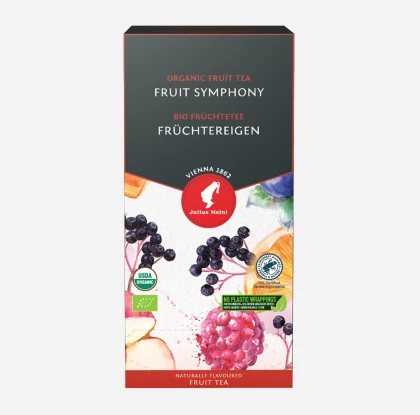 Julius Meinl Organic Fruit Symphony, фруктовый чай в пирамидках