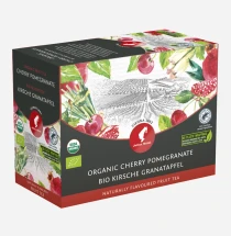 Julius Meinl Organic Cherry Pomegranate, фруктовый чай Big Bags