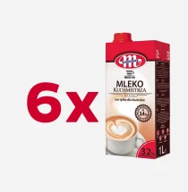 Set 6 X MLEKOVITA Lapte UHT 3.2 %, 1L