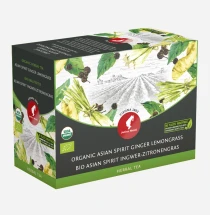 Julius Meinl Organic Asian Spirit Ginger & Lemongrass, чай Big Bags