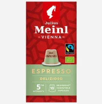Julius Meinl Espresso Delizioso, капсулы BIO, 10 шт