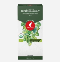 Julius Meinl Organic Refreshing Mint, мятный чай в пакетиках