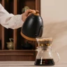 Ceainic Brewista Artisan 0,6 L — Negru mat / Detalii din lemn